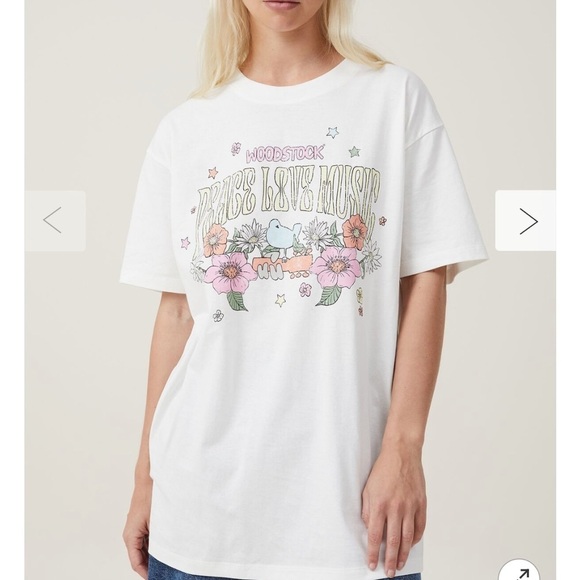 NWT Cotton On The Oversized Graphic License Tee - Picture 2 of 10